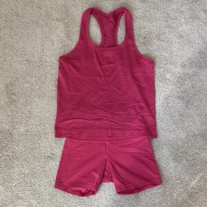 Lululemon Swiftly Tech Race length tank with align shorts